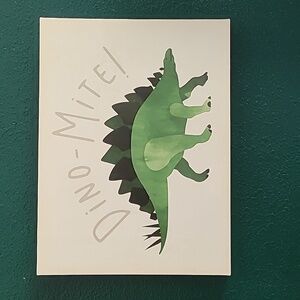 Dino kids room canvas